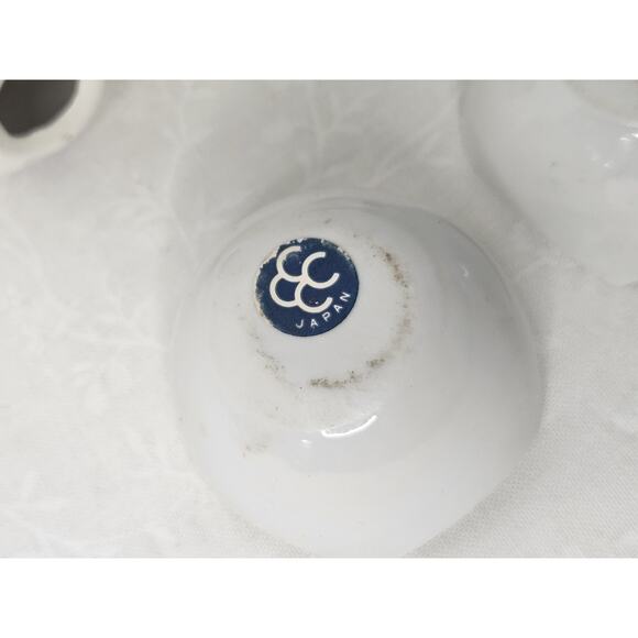 Vintage Painted Ceramic Eggs 2” Tall CCCC Colonial Candle Company 4 PC Set - Picture 8 of 10